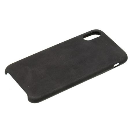 Чехол (клип-кейс) Leather C, для Apple iPhone X, черный [tfn-rs-07-008ltbk]