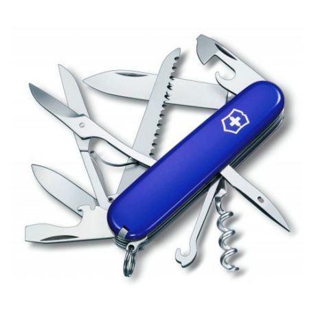 Складной нож VICTORINOX Huntsman, 14 функций, 91мм, синий [1.3713.2r]