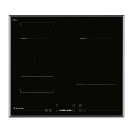 Варочная панель VESTFROST VFIND 60 HB, индукционная, независимая, черный