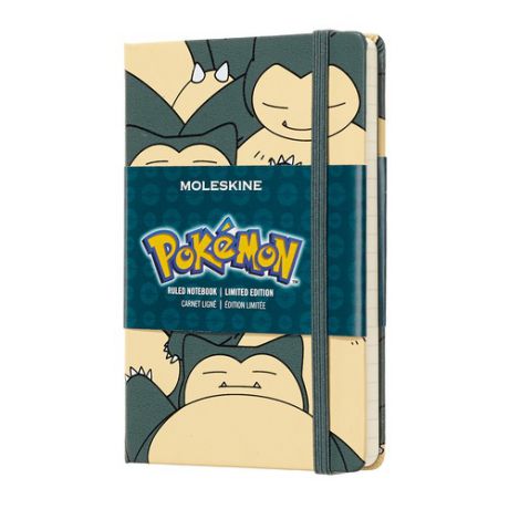 Блокнот Moleskine Limited Edition POKEMON Pocket 90x140мм 192стр. нелинованный Snorlax