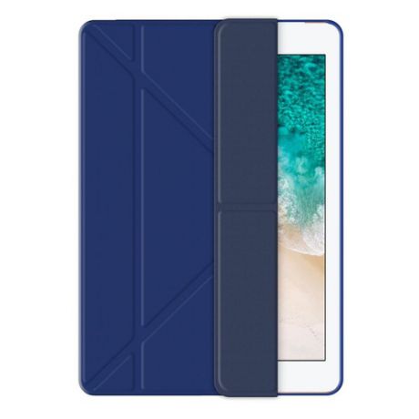 Чехол для планшета DEPPA Wallet Onzo, синий, для Apple iPad 2017 9.7" [88046]