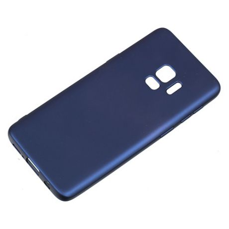 Чехол (клип-кейс) DEPPA Case Silk, для Samsung Galaxy S9, синий [89002]