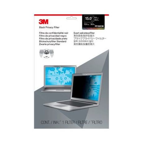 Пленка защиты информации для ноутбука 3M PF150C3B (7000013669) 15" черный