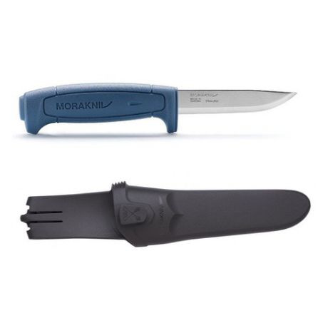 Нож Mora Basic 546 (12241) разделочный лезв.91мм синий/черный