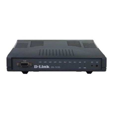 Модем D-LINK DSL-1510G xDSL, внешний, черный [dsl-1510g/a1a]