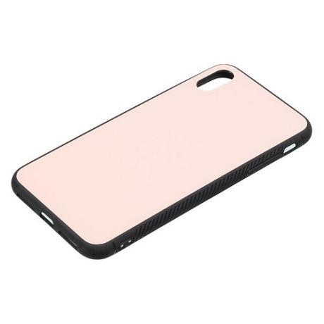 Чехол (клип-кейс) Gresso Glass, для Apple iPhone XS Max, розовый [gr17gls127]