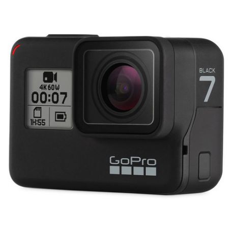 Экшн-камера GOPRO HERO7 Black Edition 4K, WiFi, черный [chdhx-701-rw]