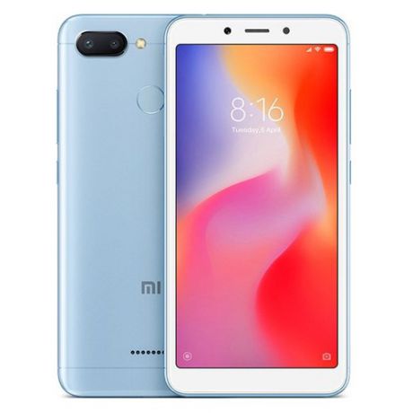 Смартфон XIAOMI Redmi 6 64Gb, синий