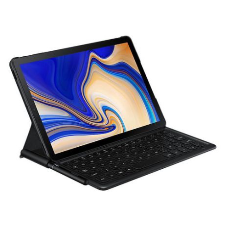 Чехол-клавиатура SAMSUNG EJ-FT830BBRGRU, черный, для Samsung Galaxy Tab S4