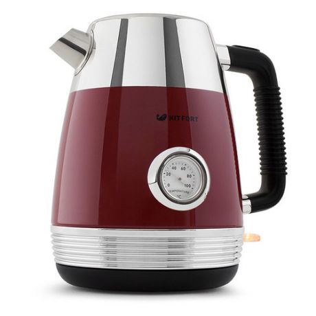 Чайник электрический KITFORT КТ-633-2, 2150Вт, красный