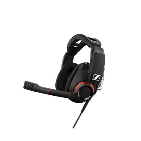 Наушники с микрофоном SENNHEISER GSP 500, мониторы, черный [507261]