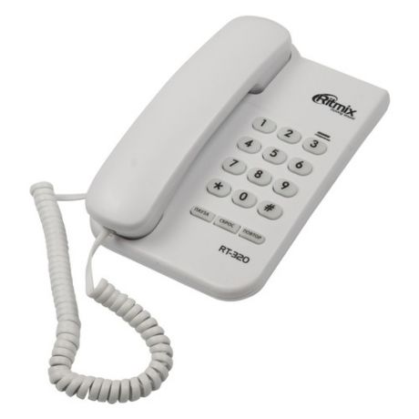 Проводной телефон RITMIX RT-320, белый