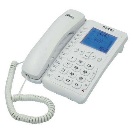 Проводной телефон RITMIX RT-490, белый