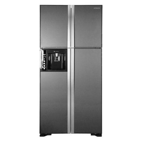 Холодильник HITACHI R-W 662 PU3 GGR, двухкамерный, графитовое стекло