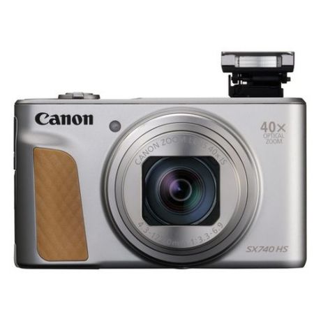 Цифровой фотоаппарат CANON PowerShot SX740HS, серебристый