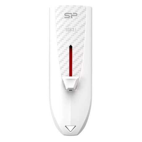 Флешка USB SILICON POWER Blaze B25 8Гб, USB3.0, белый [sp008gbuf3b25v1w]