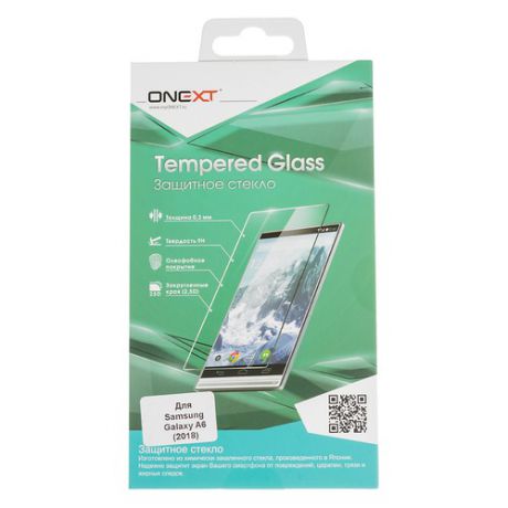 Защитное стекло для экрана ONEXT для Samsung Galaxy A6 2018, 1 шт [41745]