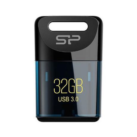 Флешка USB SILICON POWER Jewel J06 32Гб, USB3.0, синий [sp032gbuf3j06v1d]