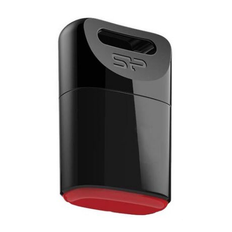 Флешка USB SILICON POWER Touch T06 32Гб, USB2.0, черный [sp032gbuf2t06v1k]
