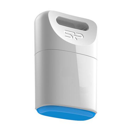 Флешка USB SILICON POWER Touch T06 32Гб, USB2.0, белый [sp032gbuf2t06v1w]