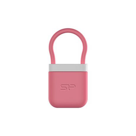 Флешка USB SILICON POWER Unique 510 16Гб, USB2.0, розовый и белый [sp016gbuf2510v1p]
