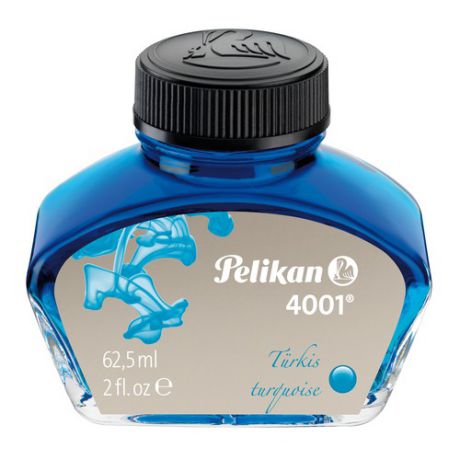 Флакон с чернилами Pelikan INK 4001 76 (PL329201) бирюзовые чернила 62.5мл для ручек перьевых