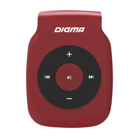 MP3 плеер DIGMA P2 красный/черный