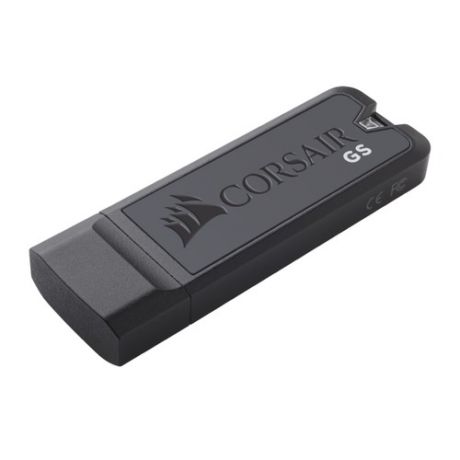 Флешка USB CORSAIR Voyager GS 128Гб, USB3.0, серый [cmfvygs3d-128gb]