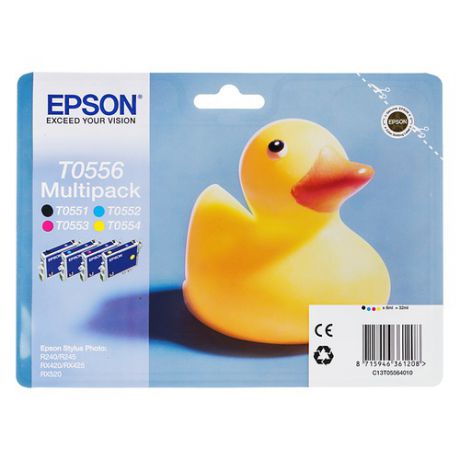 Набор картриджей EPSON T0556 4 цвета [c13t05564010]