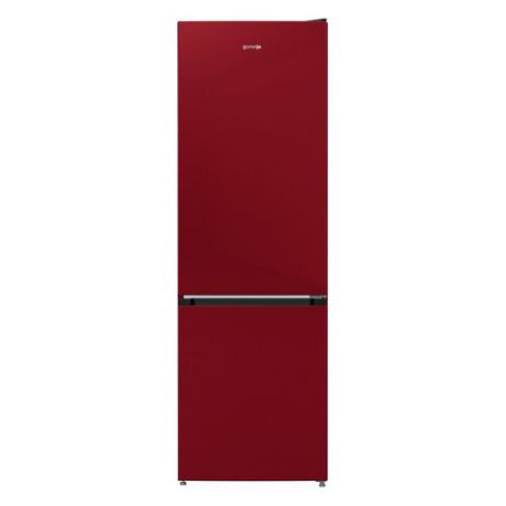 Холодильник GORENJE NRK6192CR4, двухкамерный, бордовый