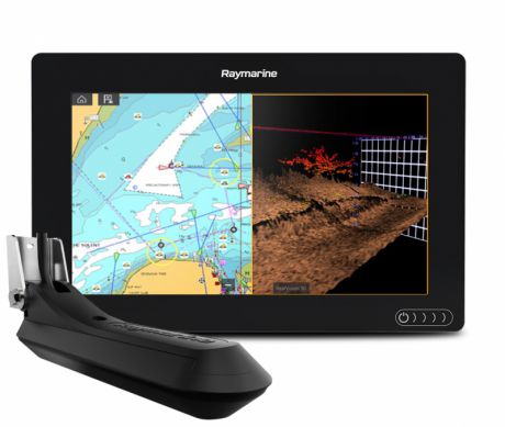Raymarine AXIOM 9 RV, Multi-function 9" Display with integrated RealVision 3D, 600W Sonar with RV-100 transducer