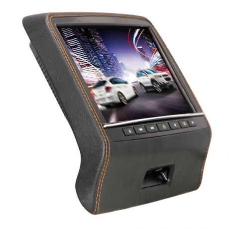 Подголовник с монитором 9" и встроенным DVD плеером FarCar-Z010 (Black)