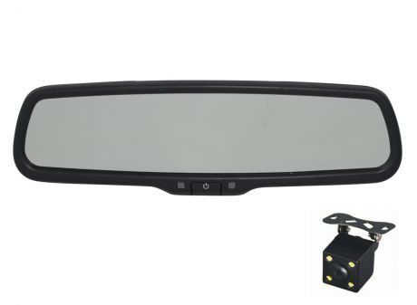 Зеркало видеорегистратор Redpower MD43 NEW для автомобилей Citroen и Peugeot с датчиком дождя (крепление №35)