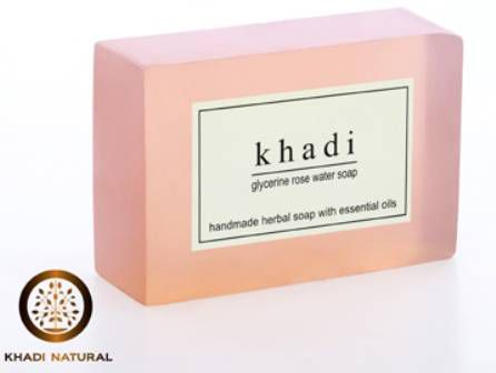 Мыло розовая вода Khadi natural (125 г)