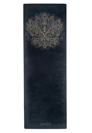 Коврик для йоги Lotus YC (185 см, 3 мм, черный, 61см)