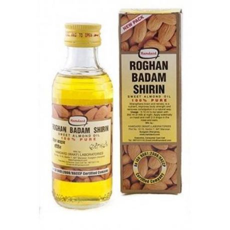 Миндальное масло roghan badam shirin Hamdard (100 мл)