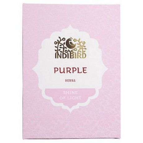 Хна для волос натуральная пурпурная Indibird (100 г)