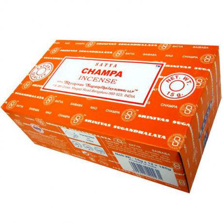 Благовония чампа champa Satya серия incense (0,05 кг, 15 г, оранжевый)