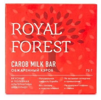 Шоколад из обжаренного кэроба Royal Forest (75 г)