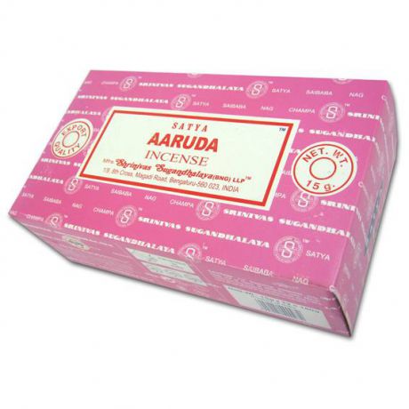 Благовония ааруда aaruda Satya серия incense (0,05 кг, 15 г, розовый)