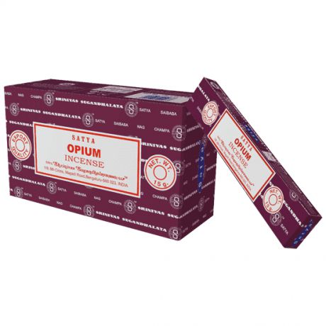 Благовония опиум opium Satya серия incense (0,05 кг, 15 г, фиолетовый)