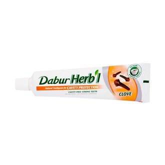 Зубная паста Гвоздика + зубная щетка Dabur Herbl (20 г)