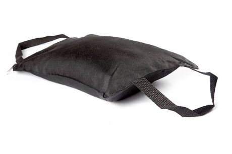 Мешок с песком Люкс с ручкой 5 кг Рамайога (5 кг, черный)