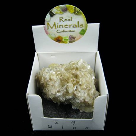 Слюда (mica) минерал/камень в коробочке Real Minerals Collection (M814-36 0.1 кг)