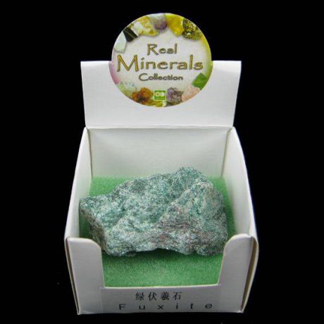 Фуксит минерал/камень в коробочке Real Minerals Collection (M814-29 0.1 кг)