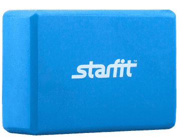 Блок для йоги STAR из EVA (0,3 кг, 7,8 см, 22,5 см, синий, 15 см)