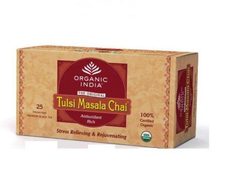 Чай в пакетиках органический Туласи Масала Tulasi Masala Chai Organic India (25 шт)