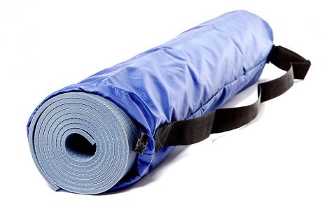 Чехол для коврика Симпл с карманом 60 см Рамайога (0,1 кг, 15 см, 60 см, синий)