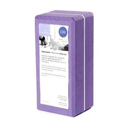 Кирпич для йоги из EVA-пены Yoga brick (0,3 кг, 7 см , 22 см, фиолетовый, 11 см)