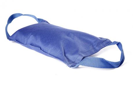 Мешок с песком Люкс с ручкой 5 кг Рамайога (5 кг, синий)